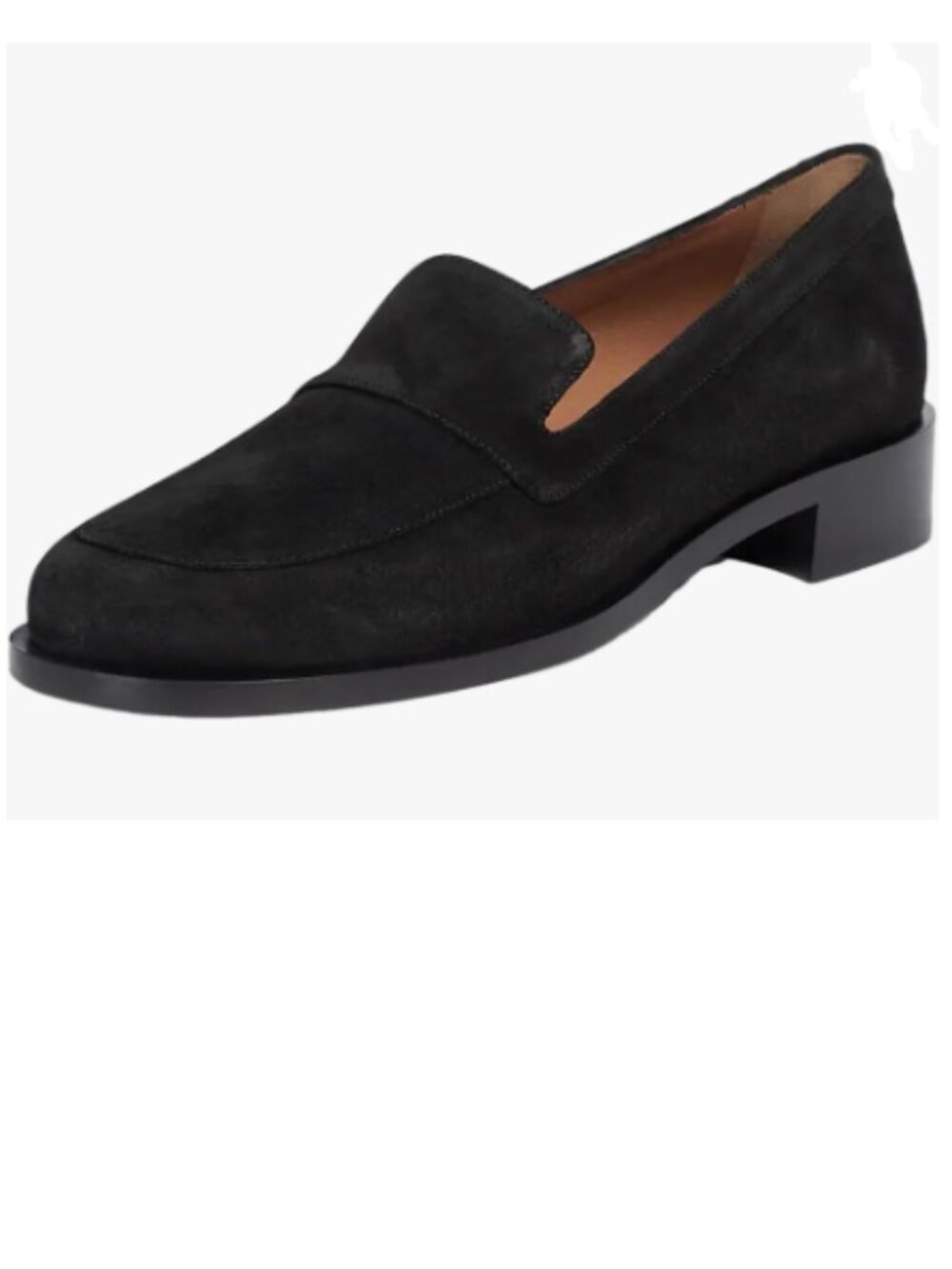 FOWT Black Round Toe Penny Loafers Chunky Low Heel Slip on Pumps Outfit Shoes